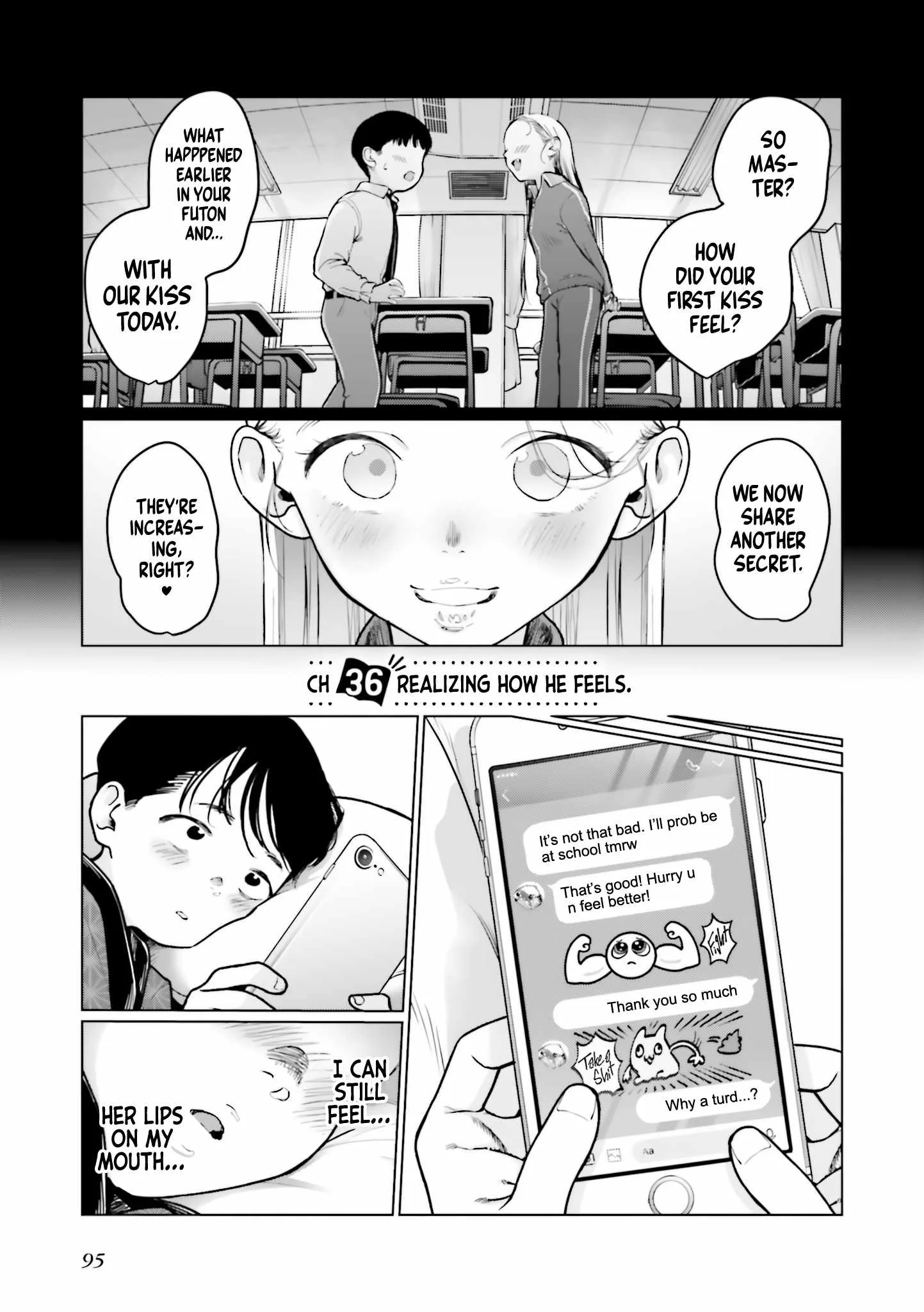 Sasha and Her Otaku Classmate Chapter 36 page 1