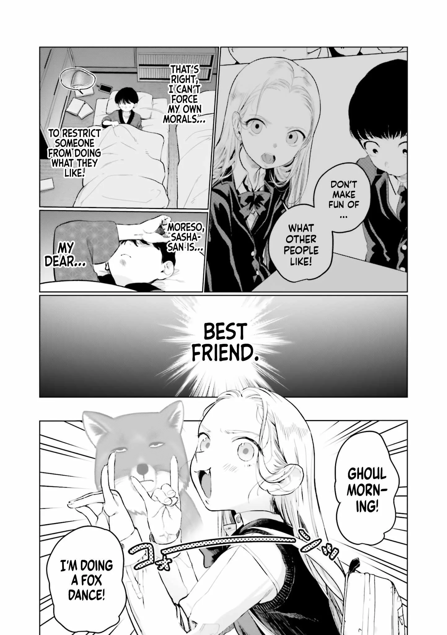 Sasha and Her Otaku Classmate Chapter 36 page 9
