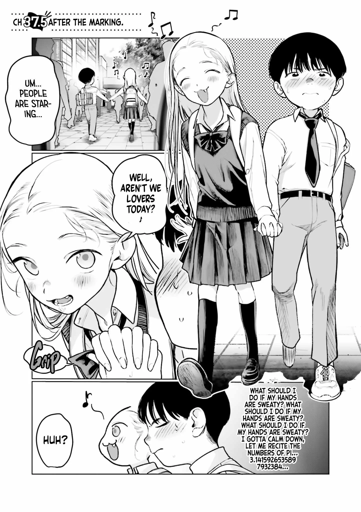 Sasha and Her Otaku Classmate Chapter 37.5 page 1