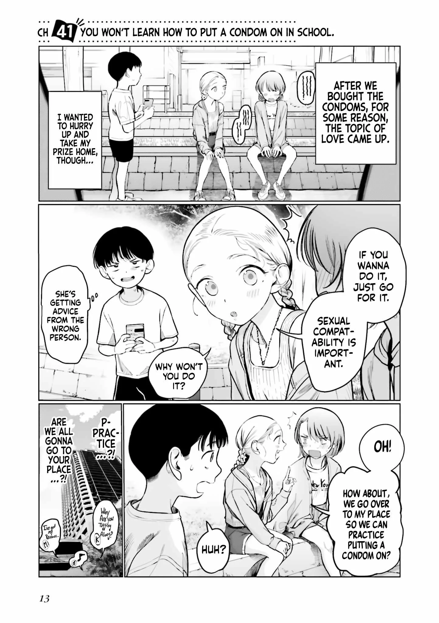 Sasha and Her Otaku Classmate Chapter 41 page 1
