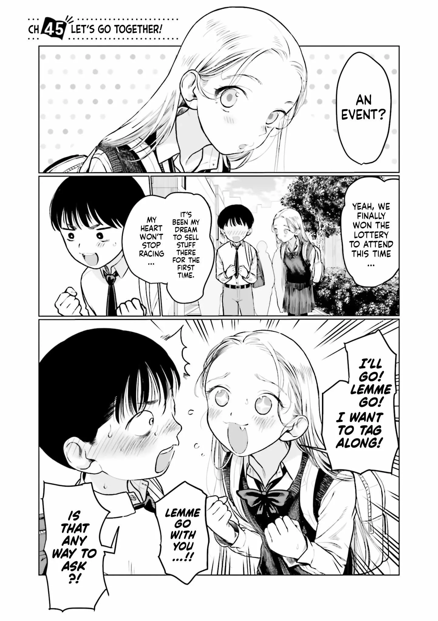 Sasha and Her Otaku Classmate Chapter 45 page 1