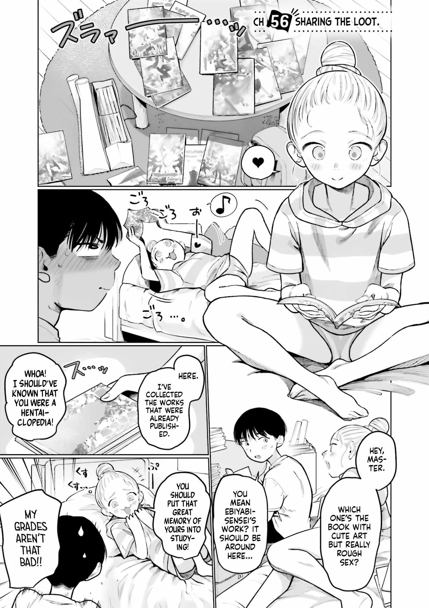 Sasha and Her Otaku Classmate Chapter 56 page 1