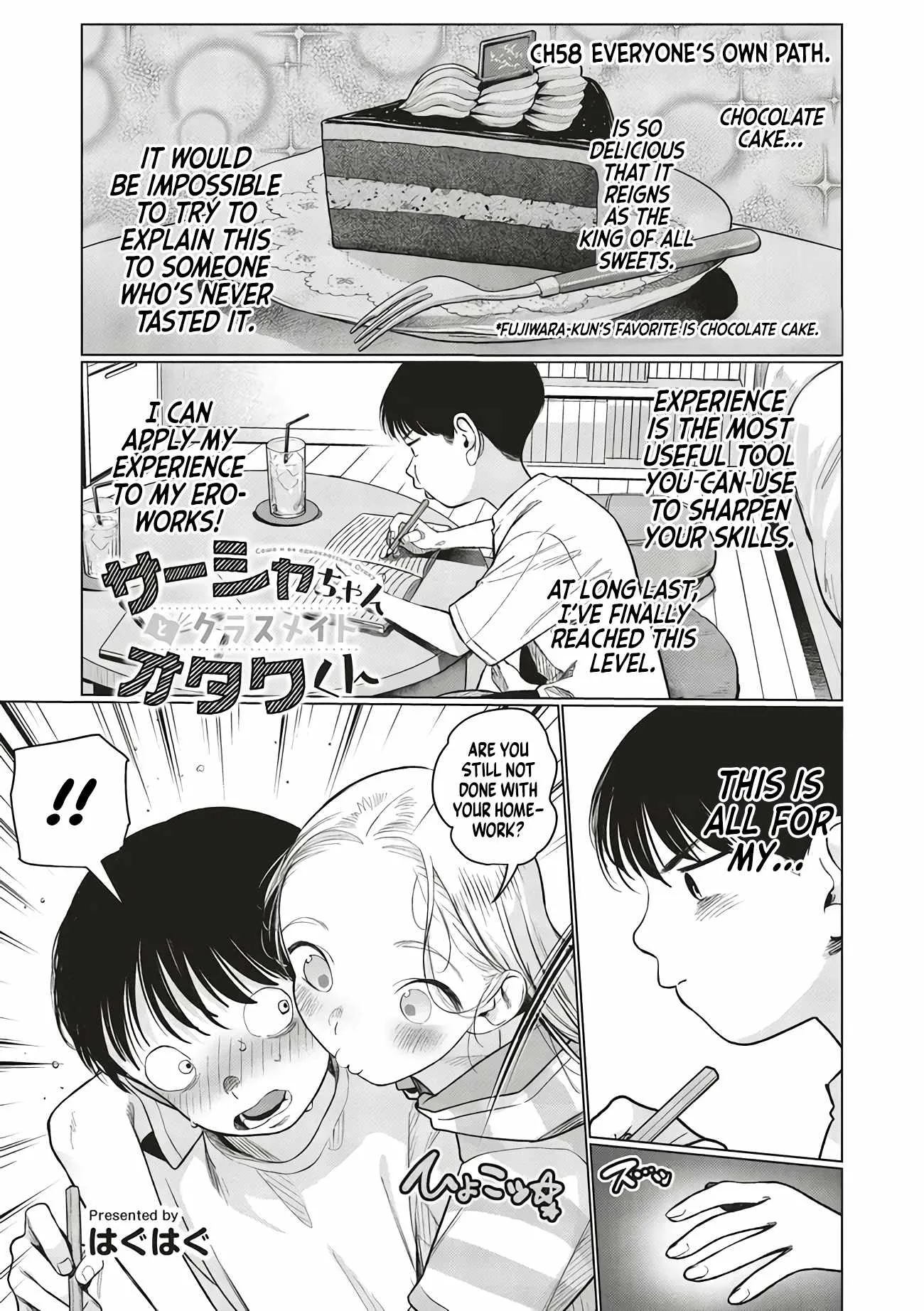 Sasha and Her Otaku Classmate Chapter 59 page 1