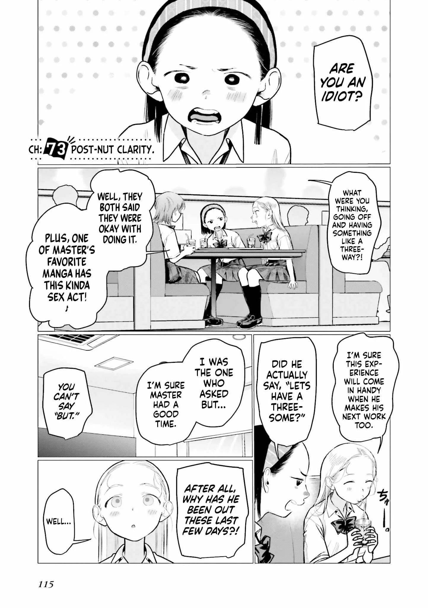 Sasha and Her Otaku Classmate Chapter 73 page 1
