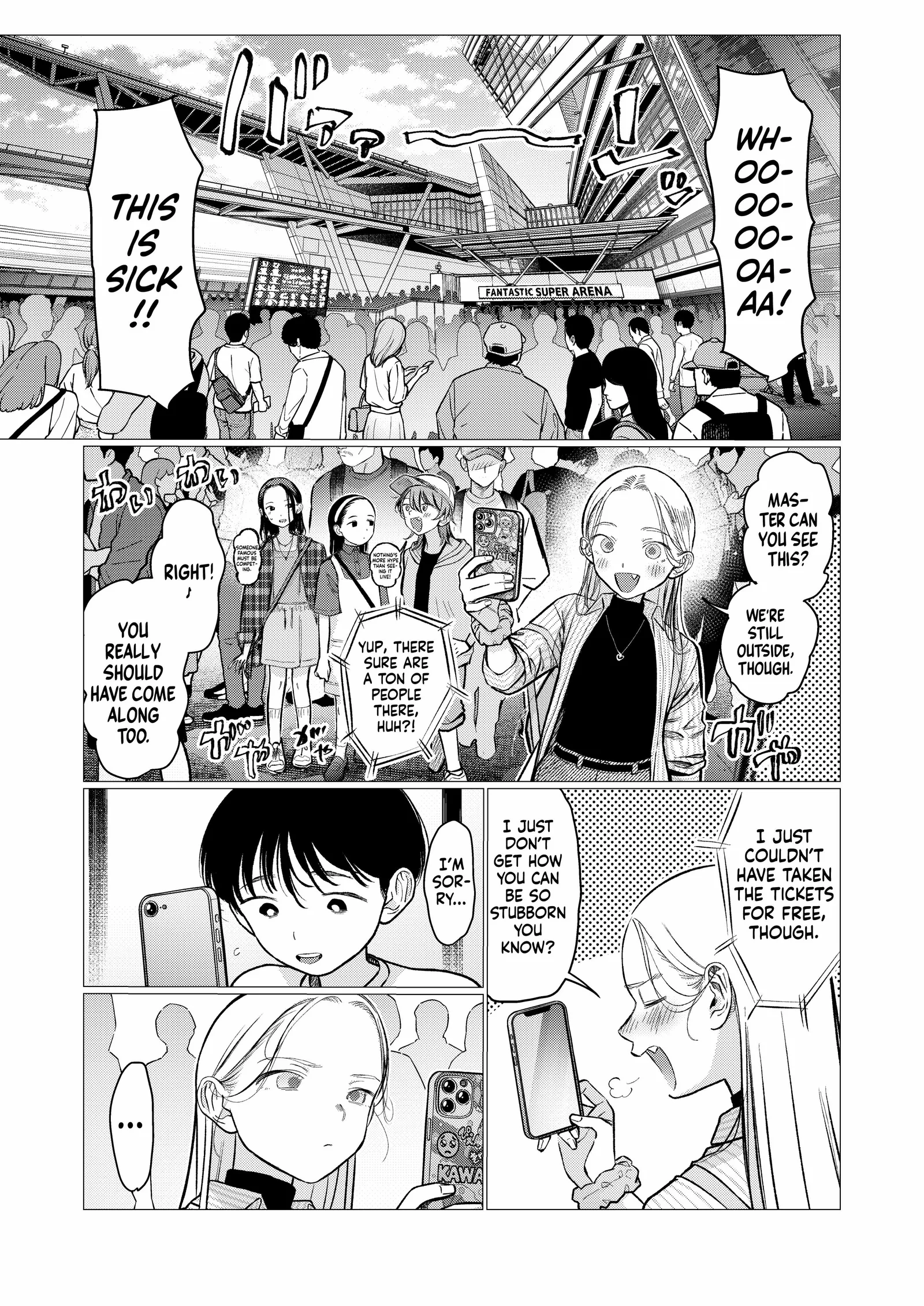 Sasha and Her Otaku Classmate Chapter 91 page 1