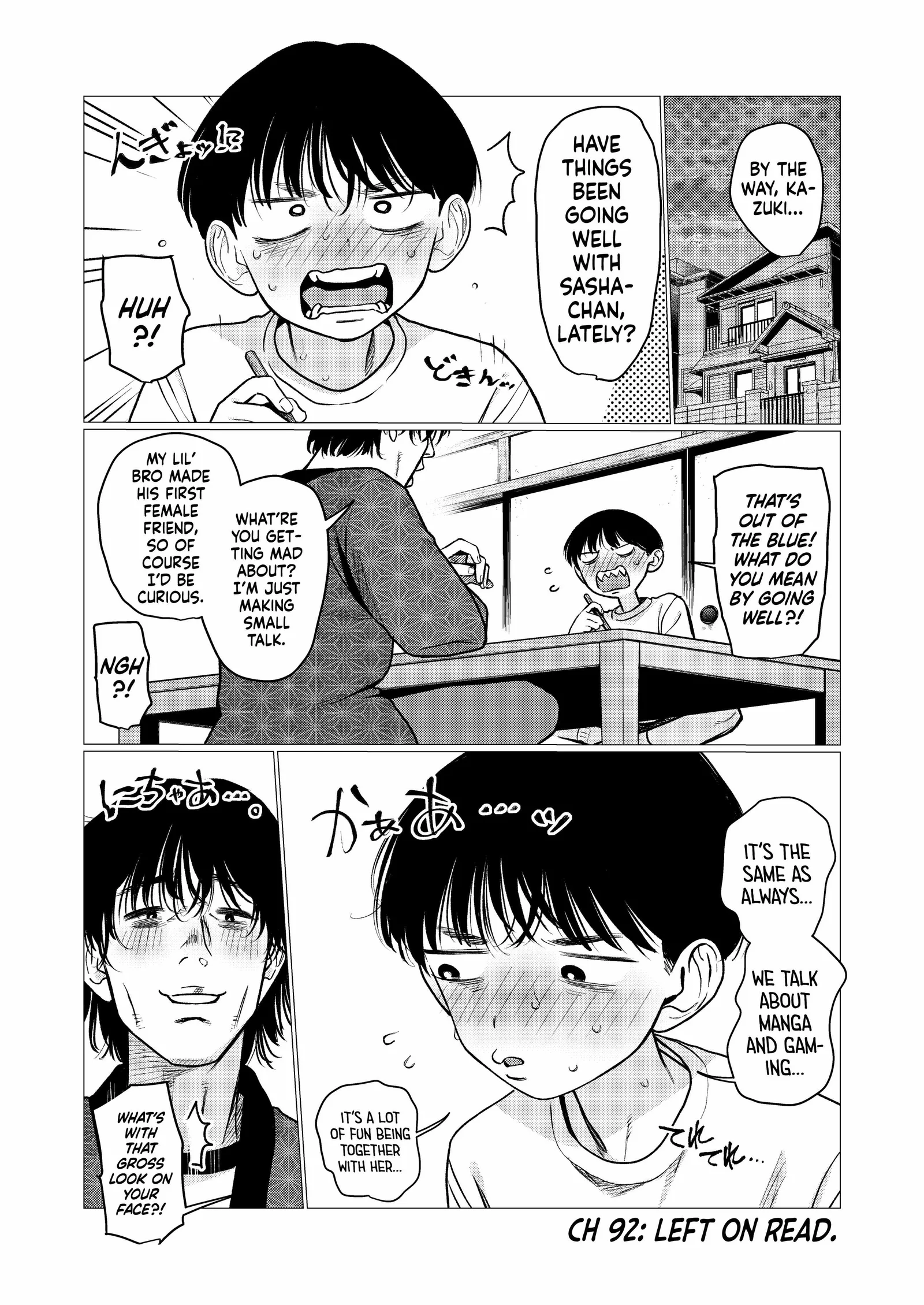 Sasha and Her Otaku Classmate Chapter 92 page 1