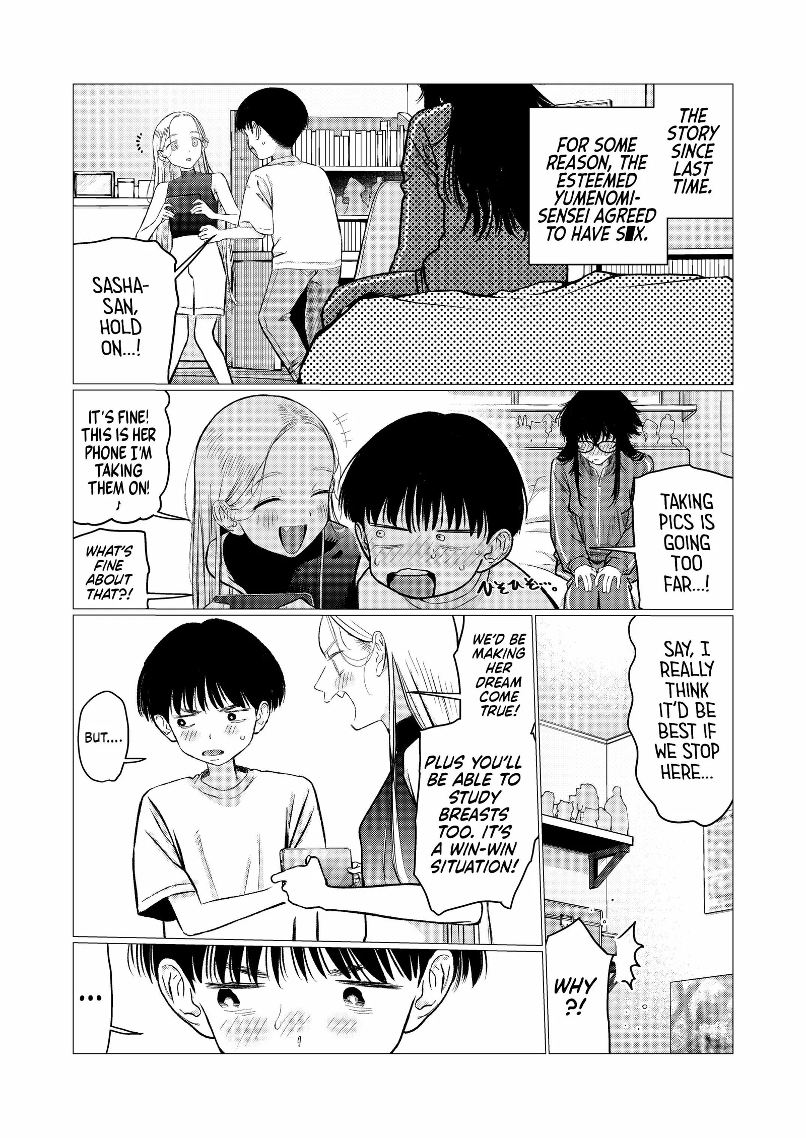 Sasha and Her Otaku Classmate Chapter 99 page 1
