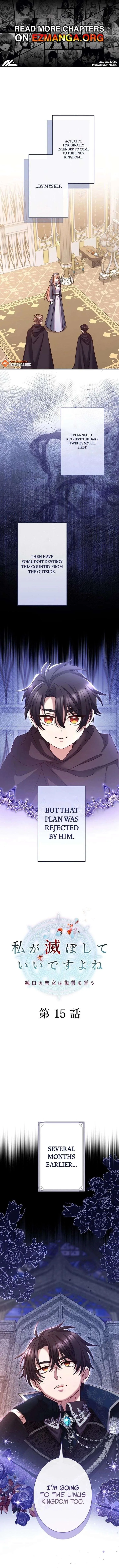You Don’t Mind If I Destroy This Kingdom, Right? The Pure White Saintess Vows Revenge Chapter 15 page 1