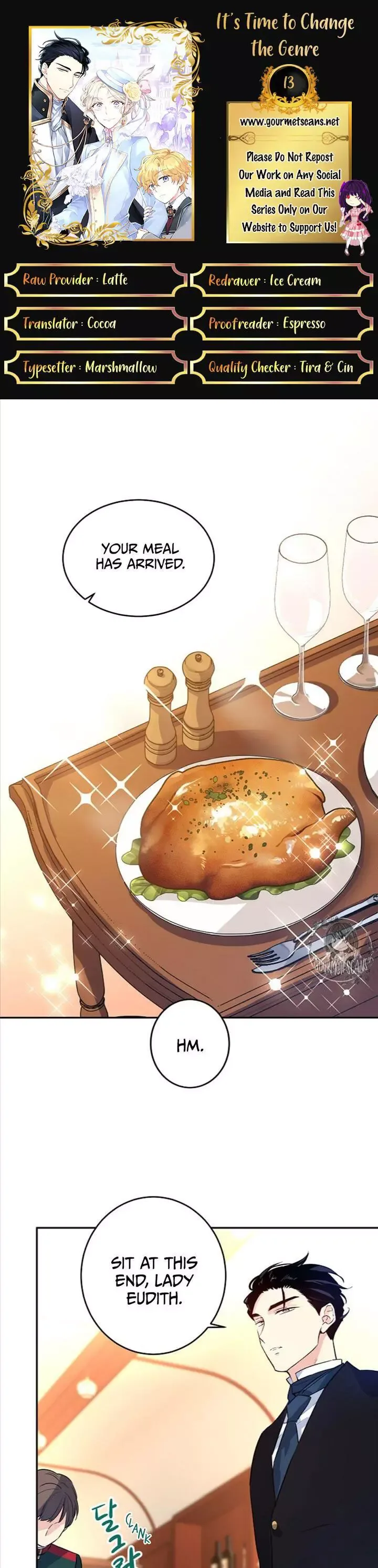 I Will Change The Genre Chapter 13 page 1