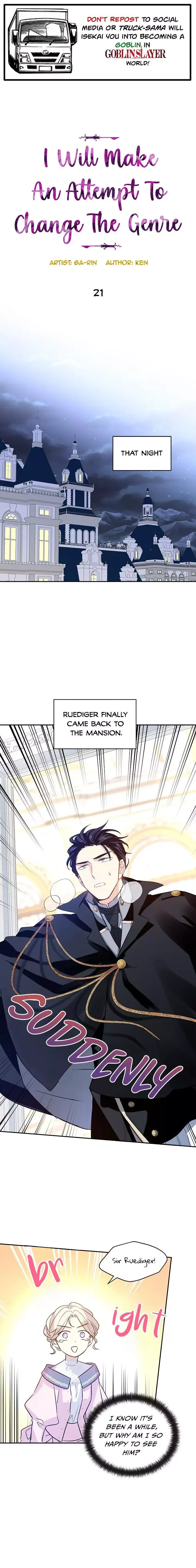 I Will Change The Genre Chapter 21 page 1