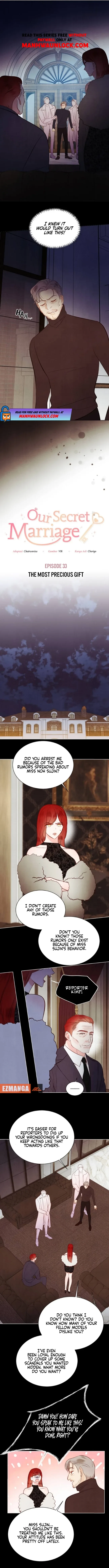 Our Secret Marriage Chapter 33 page 1