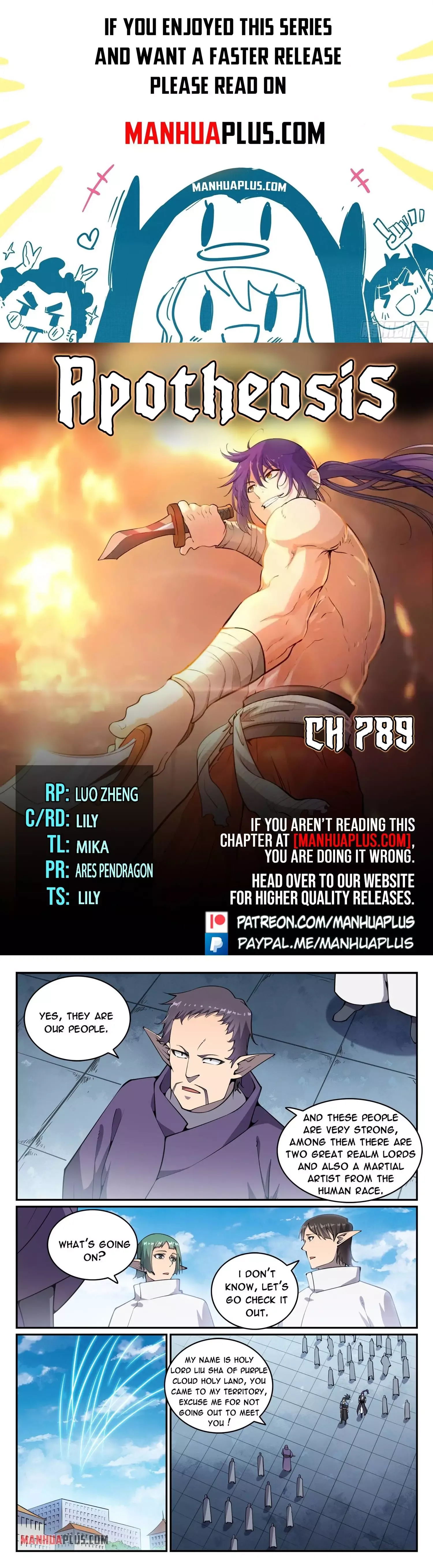 Apotheosis Chapter 789 page 1