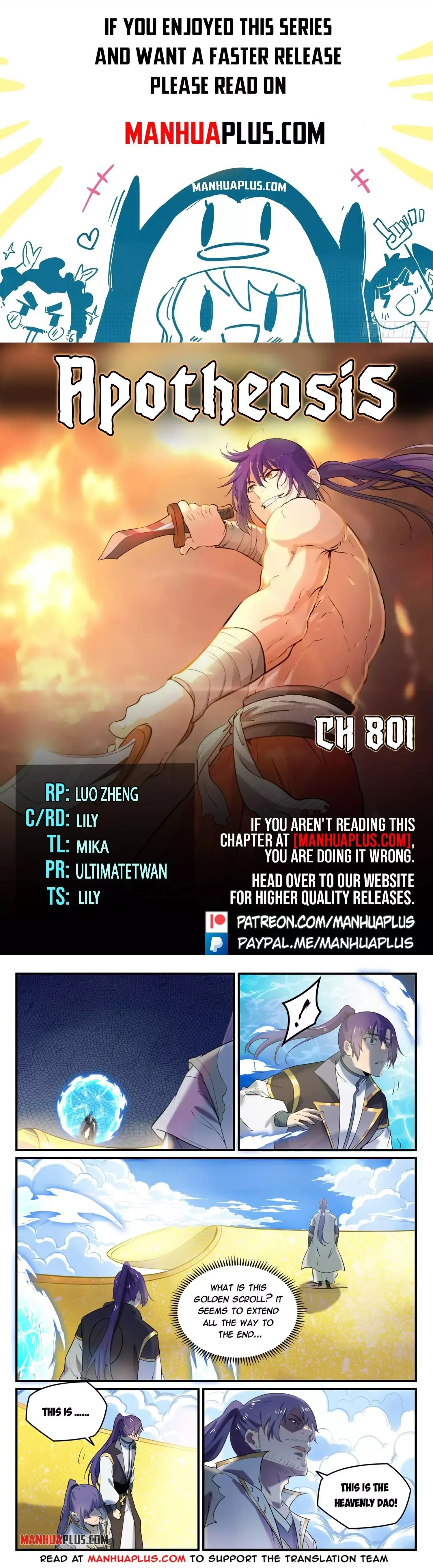 Apotheosis Chapter 801 page 1