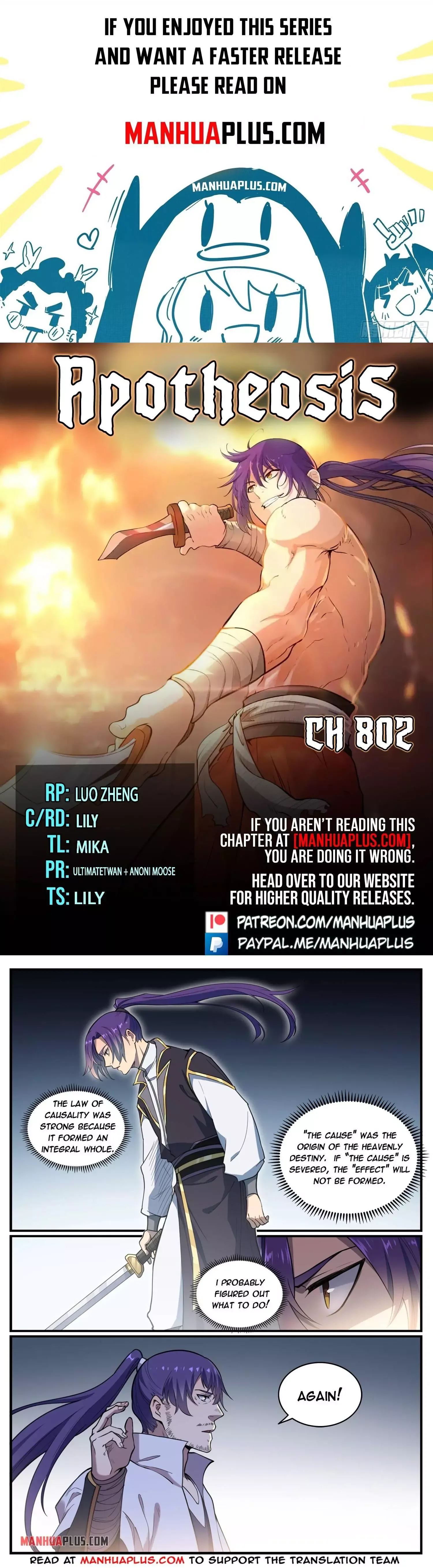 Apotheosis Chapter 802 page 1