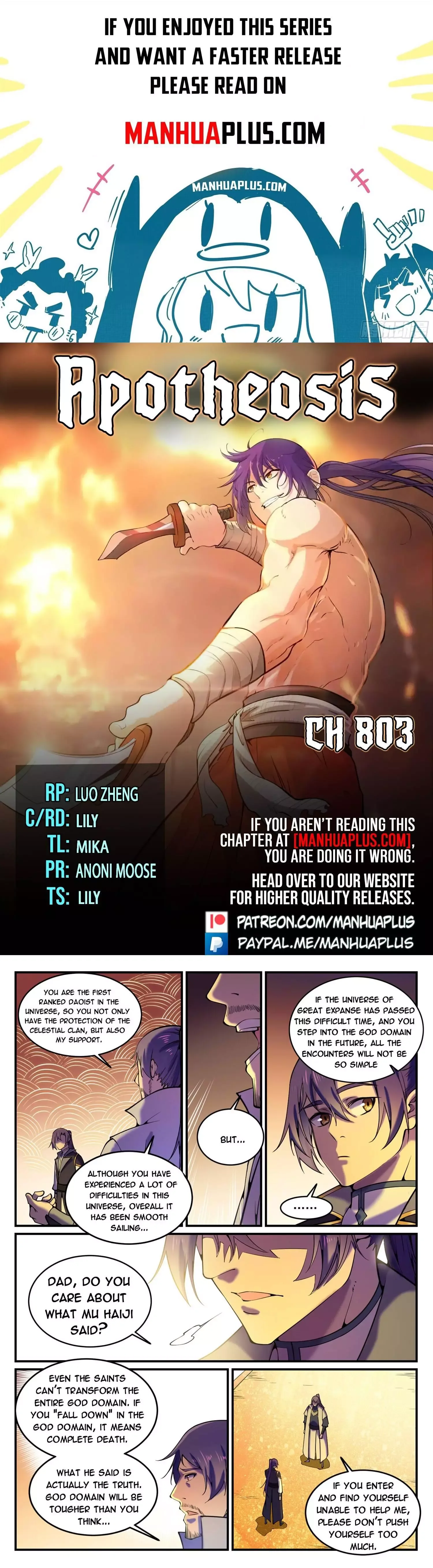 Apotheosis Chapter 803 page 1