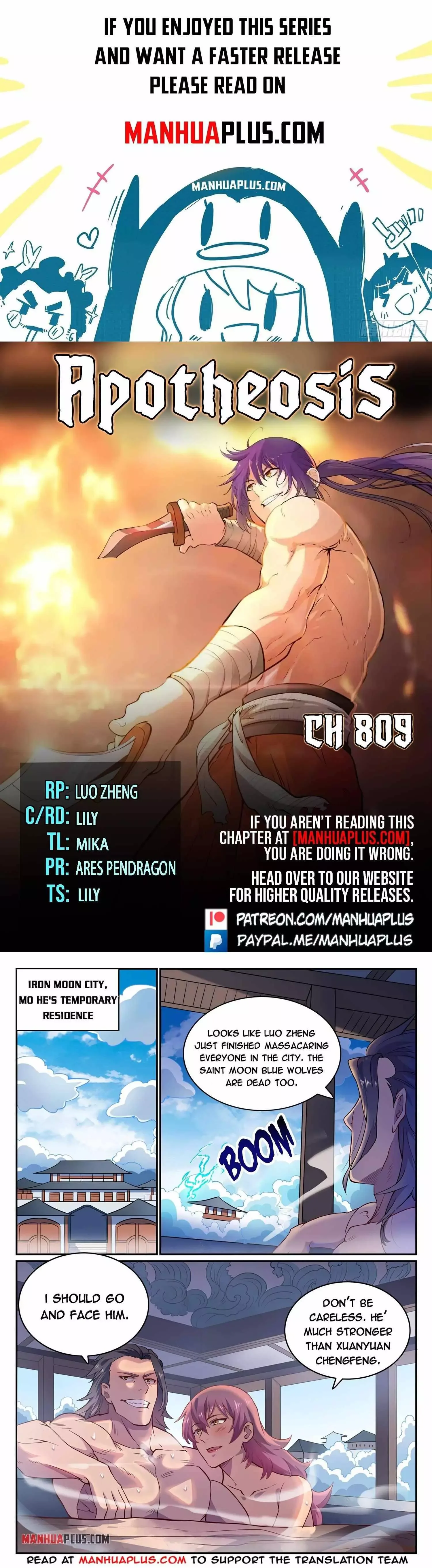 Apotheosis Chapter 809 page 1