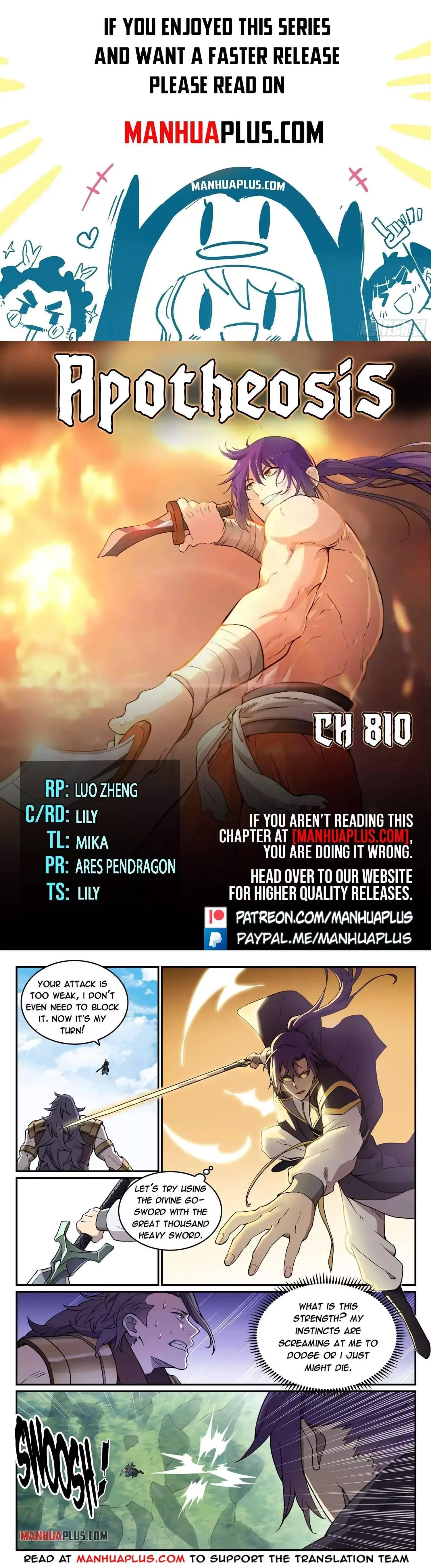 Apotheosis Chapter 810 page 1