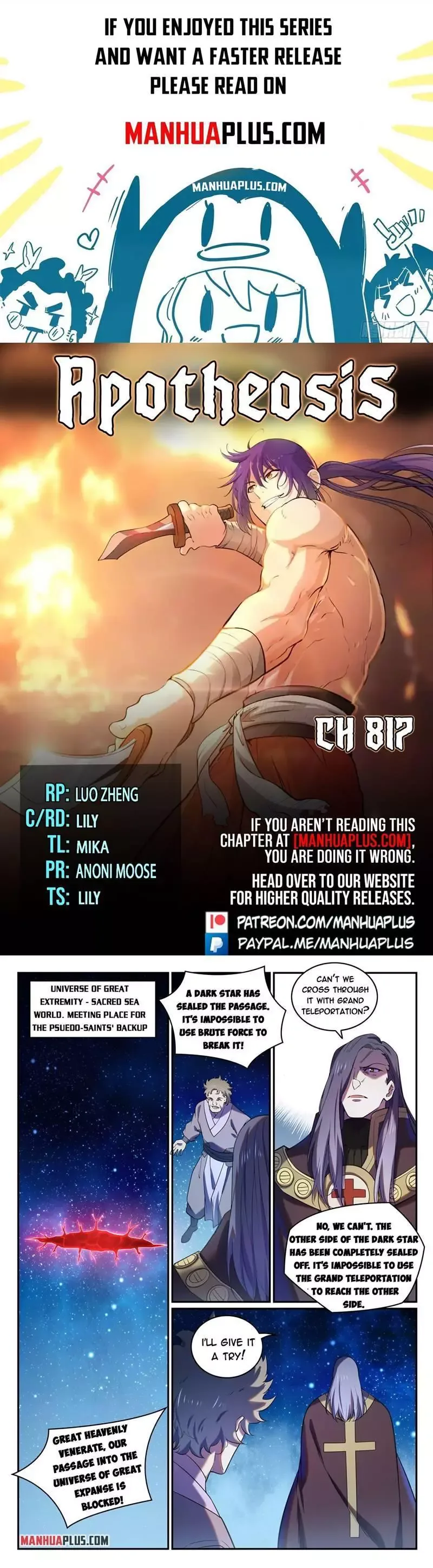 Apotheosis Chapter 817 page 1