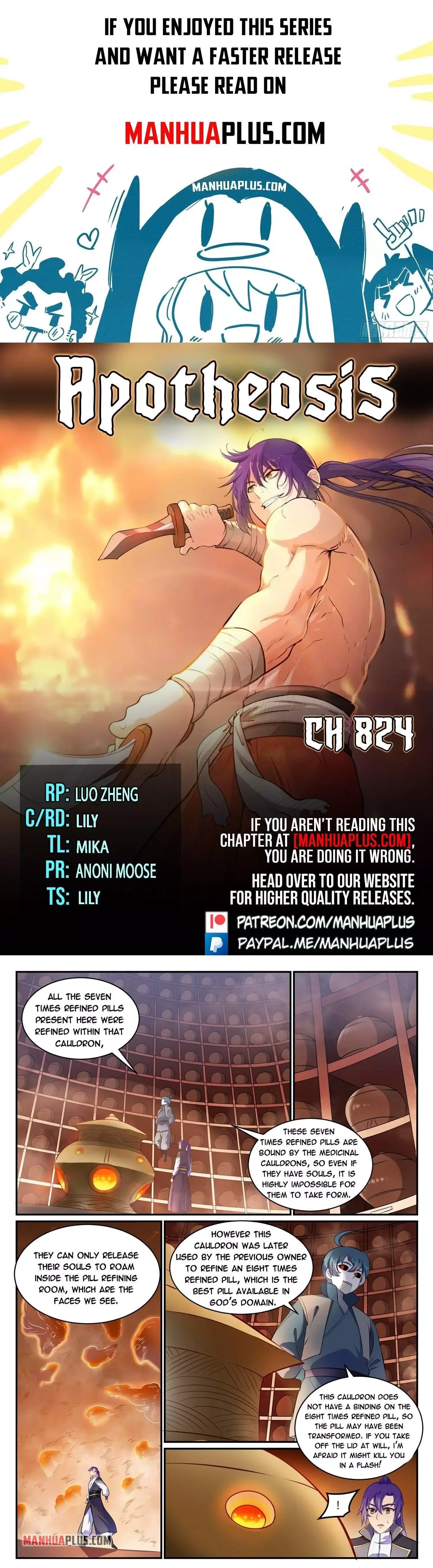 Apotheosis Chapter 824 page 1