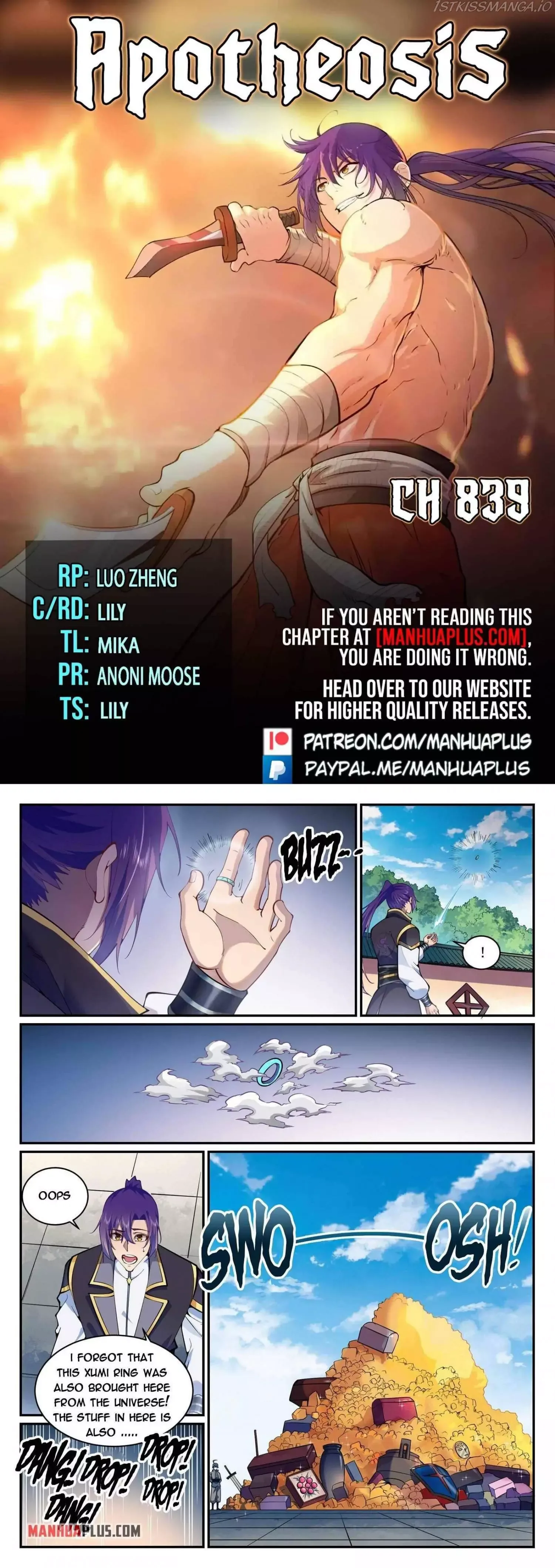 Apotheosis Chapter 839 page 1