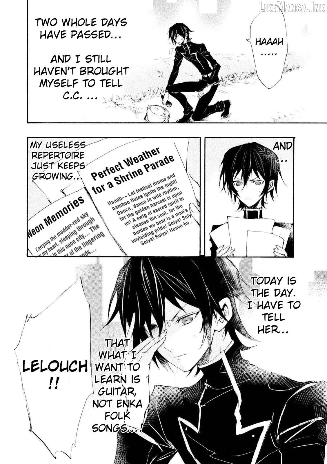 Code Black: Hayabiki no Lelouch Chapter 4 page 3