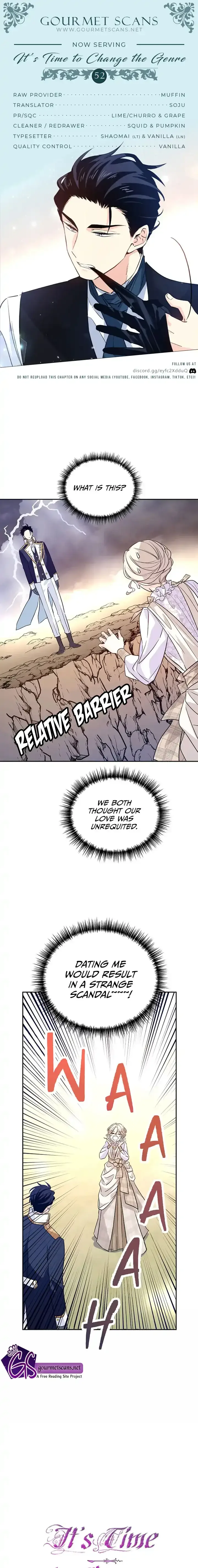 I Will Change The Genre Chapter 52 page 1