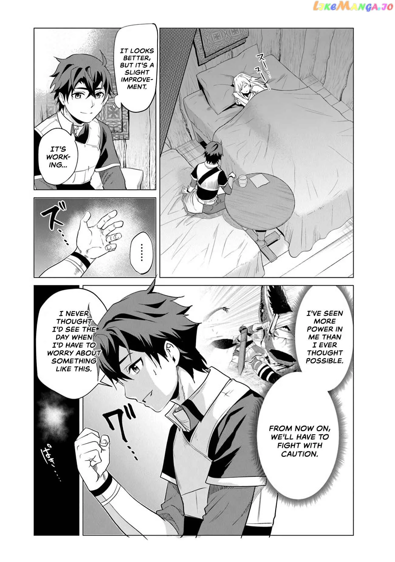 a warrior exiled by the hero and his lover Chapter 1.2 page 16