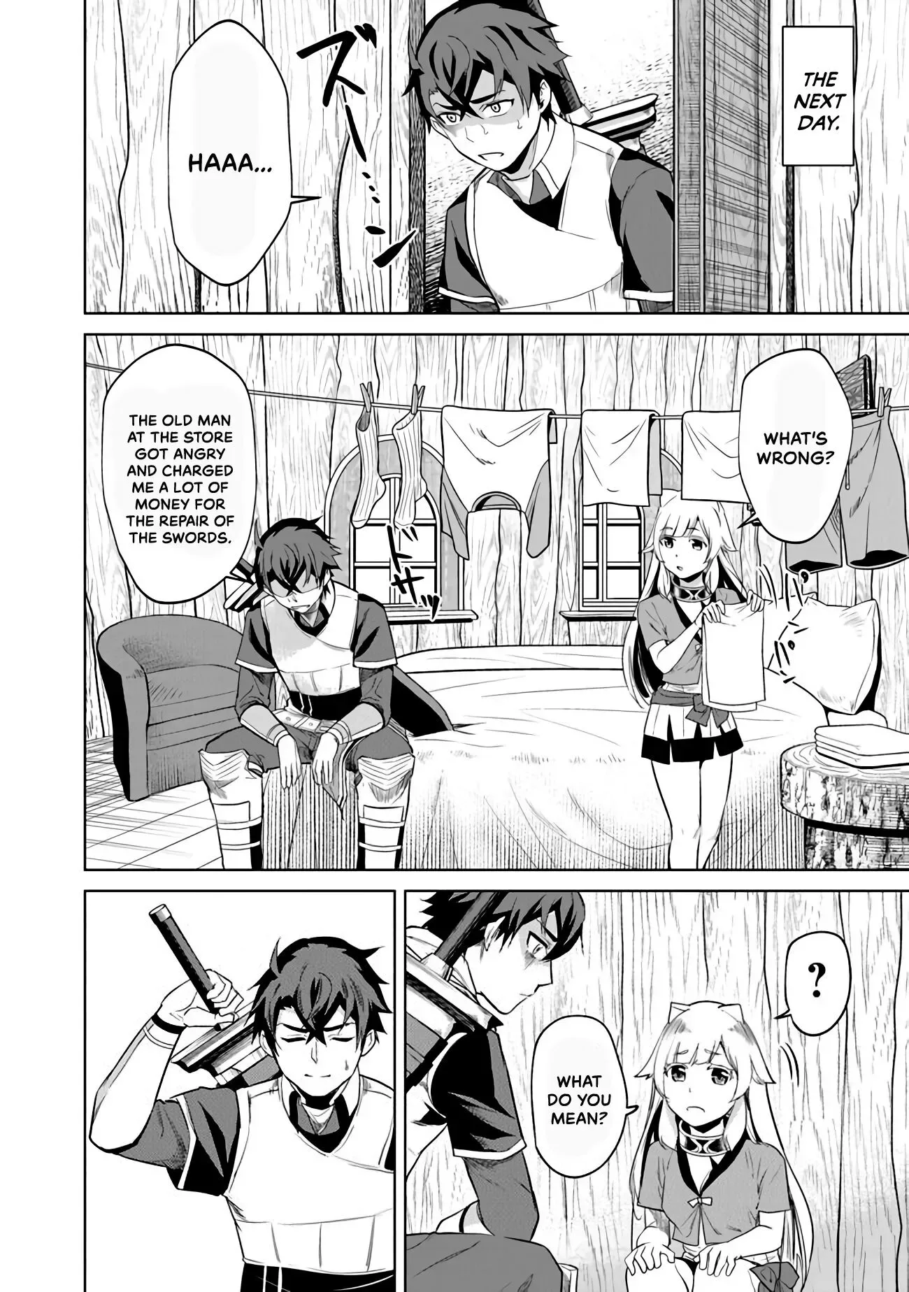 a warrior exiled by the hero and his lover Chapter 2 page 15