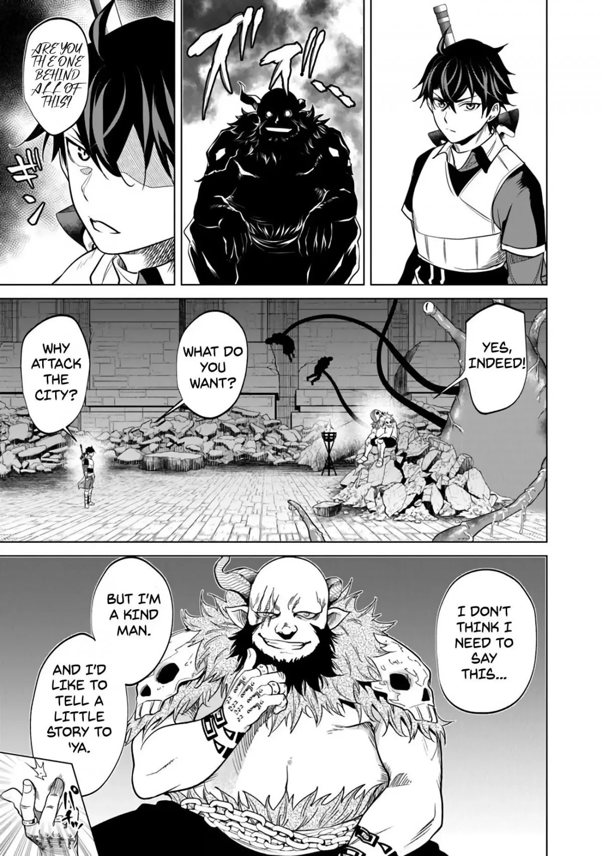 a warrior exiled by the hero and his lover Chapter 6 page 17