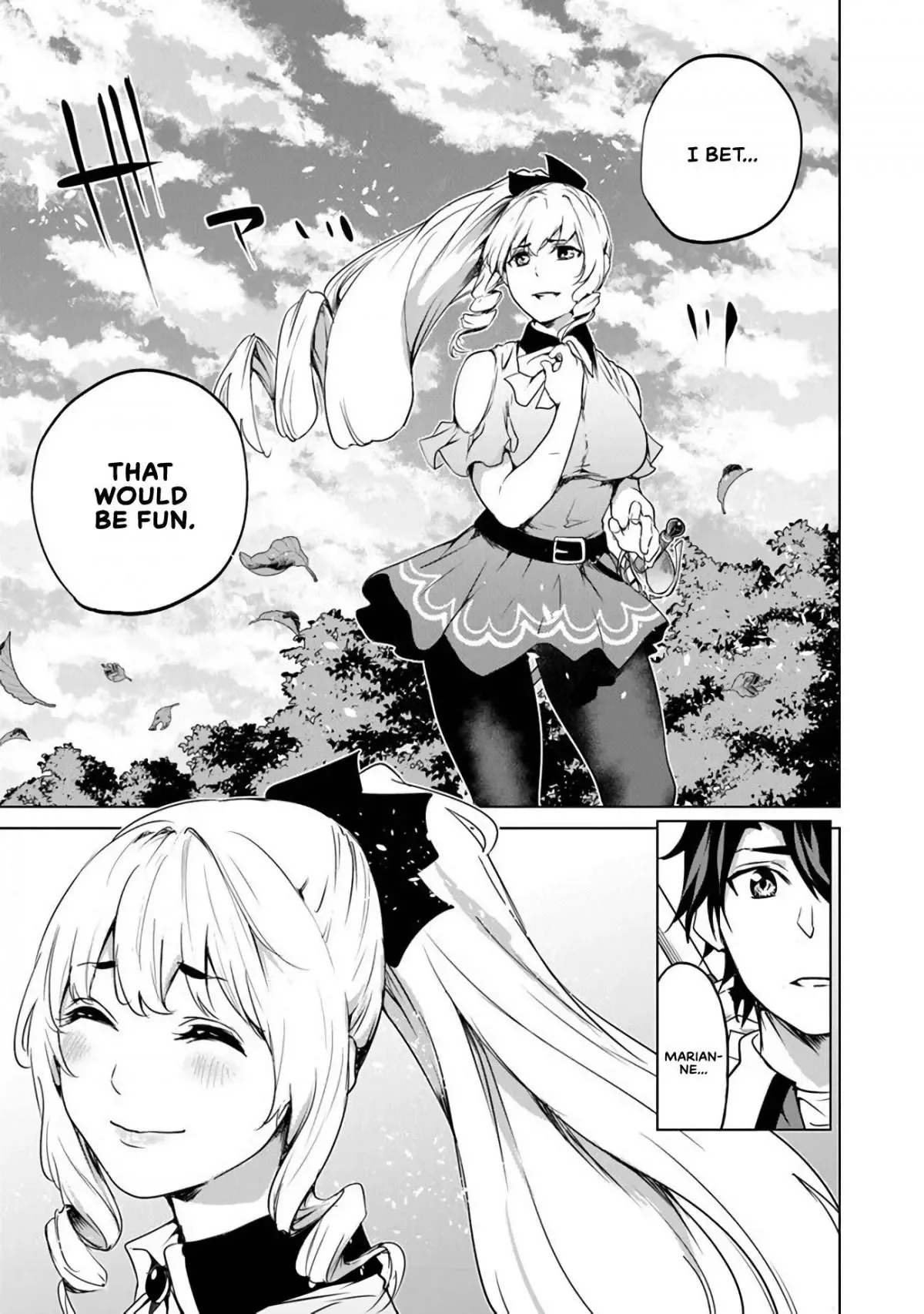 a warrior exiled by the hero and his lover Chapter 9 page 14