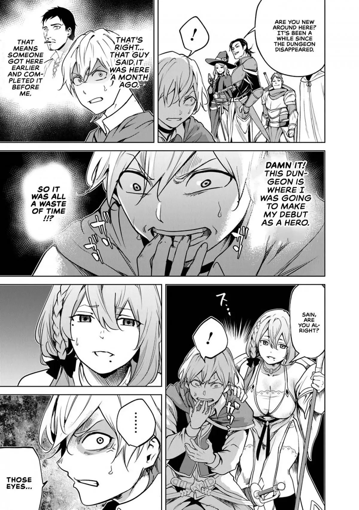 a warrior exiled by the hero and his lover Chapter 9 page 20