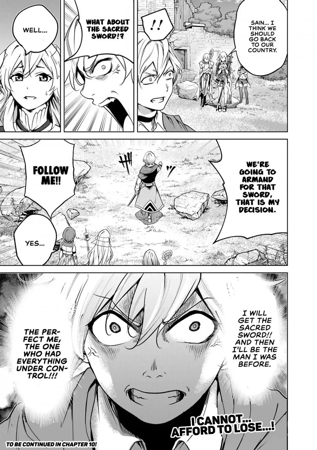 a warrior exiled by the hero and his lover Chapter 9 page 32