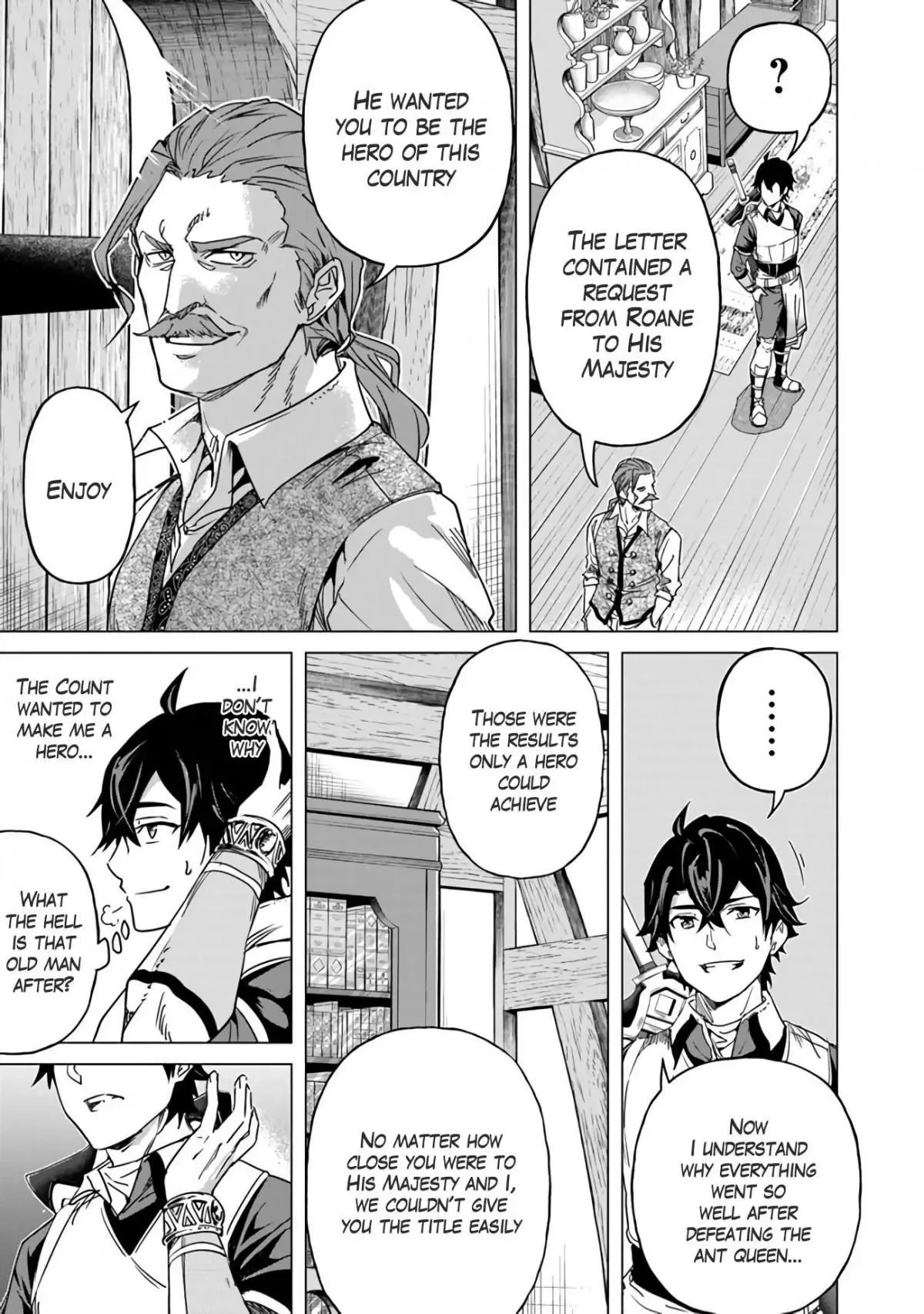 a warrior exiled by the hero and his lover Chapter 12.5 page 3