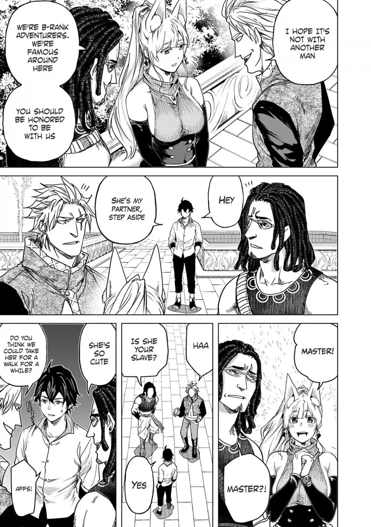 a warrior exiled by the hero and his lover Chapter 12.5 page 7