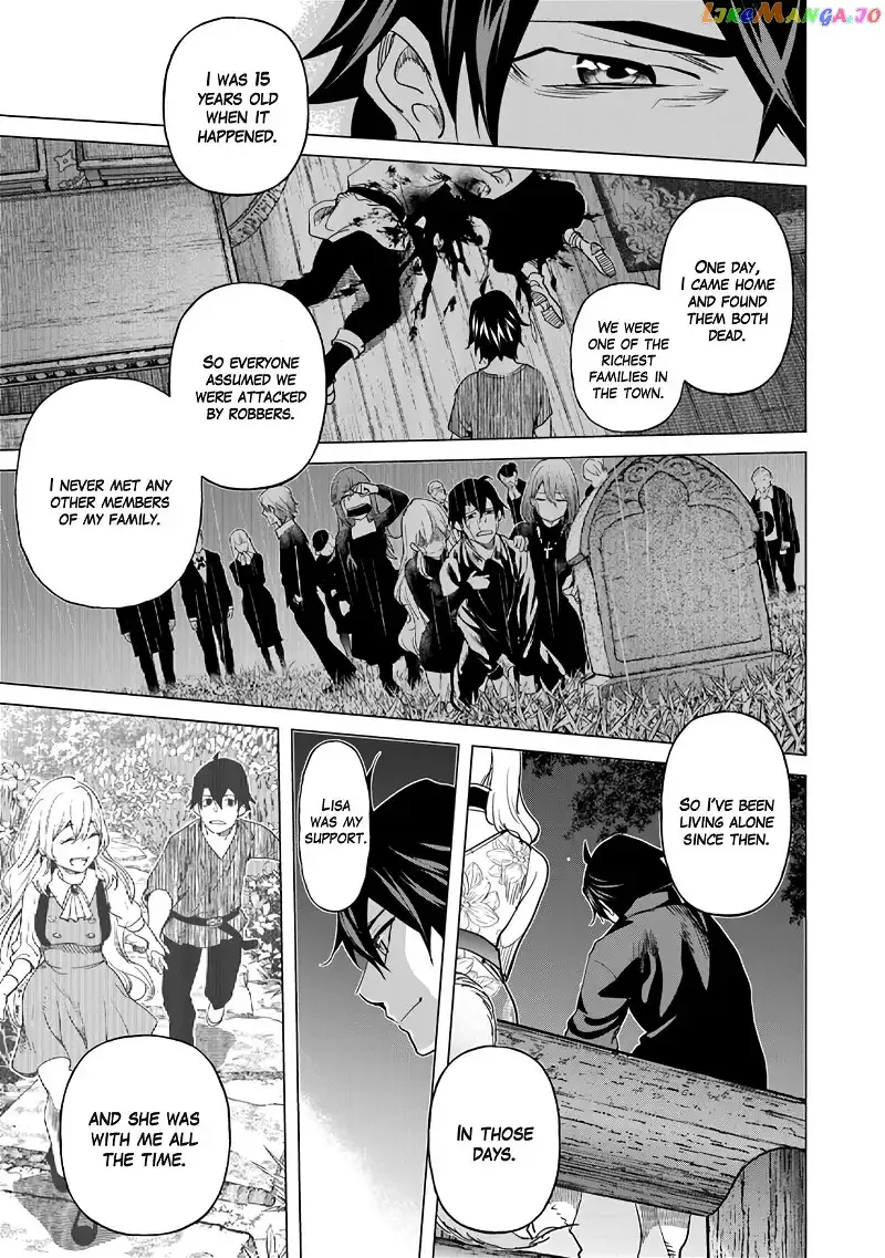 a warrior exiled by the hero and his lover Chapter 19 page 17