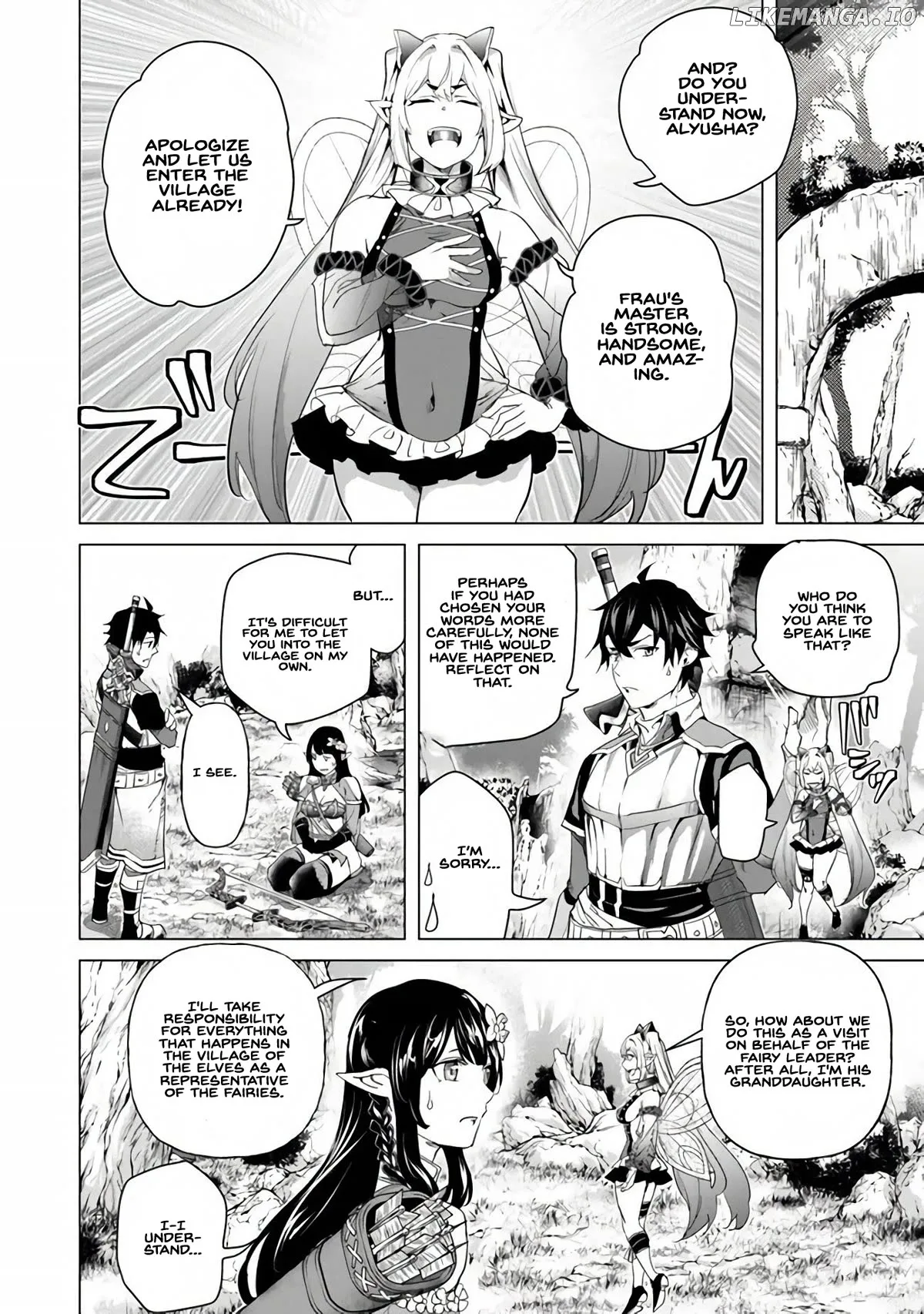 a warrior exiled by the hero and his lover Chapter 25 page 14