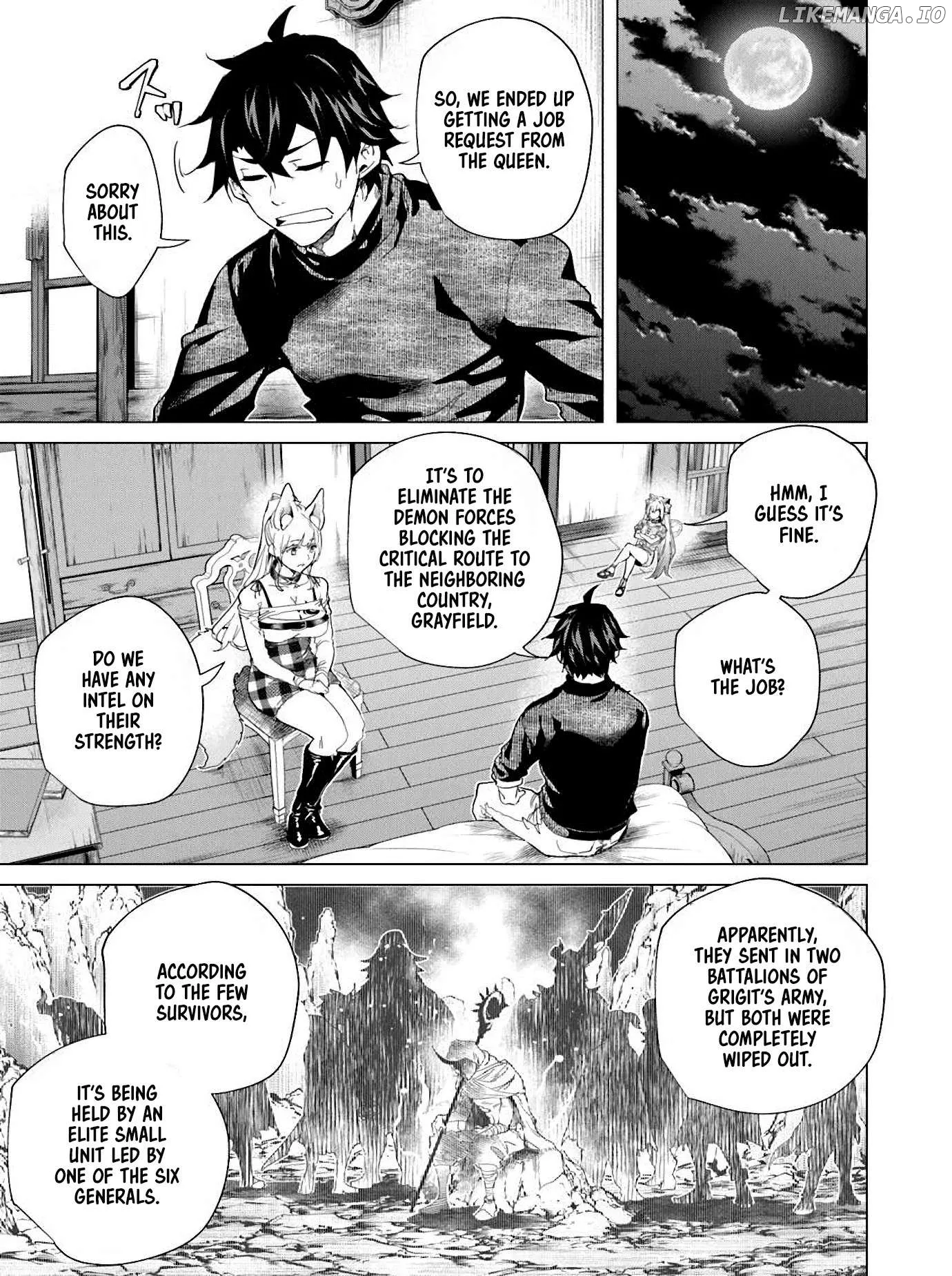 a warrior exiled by the hero and his lover Chapter 33 page 21