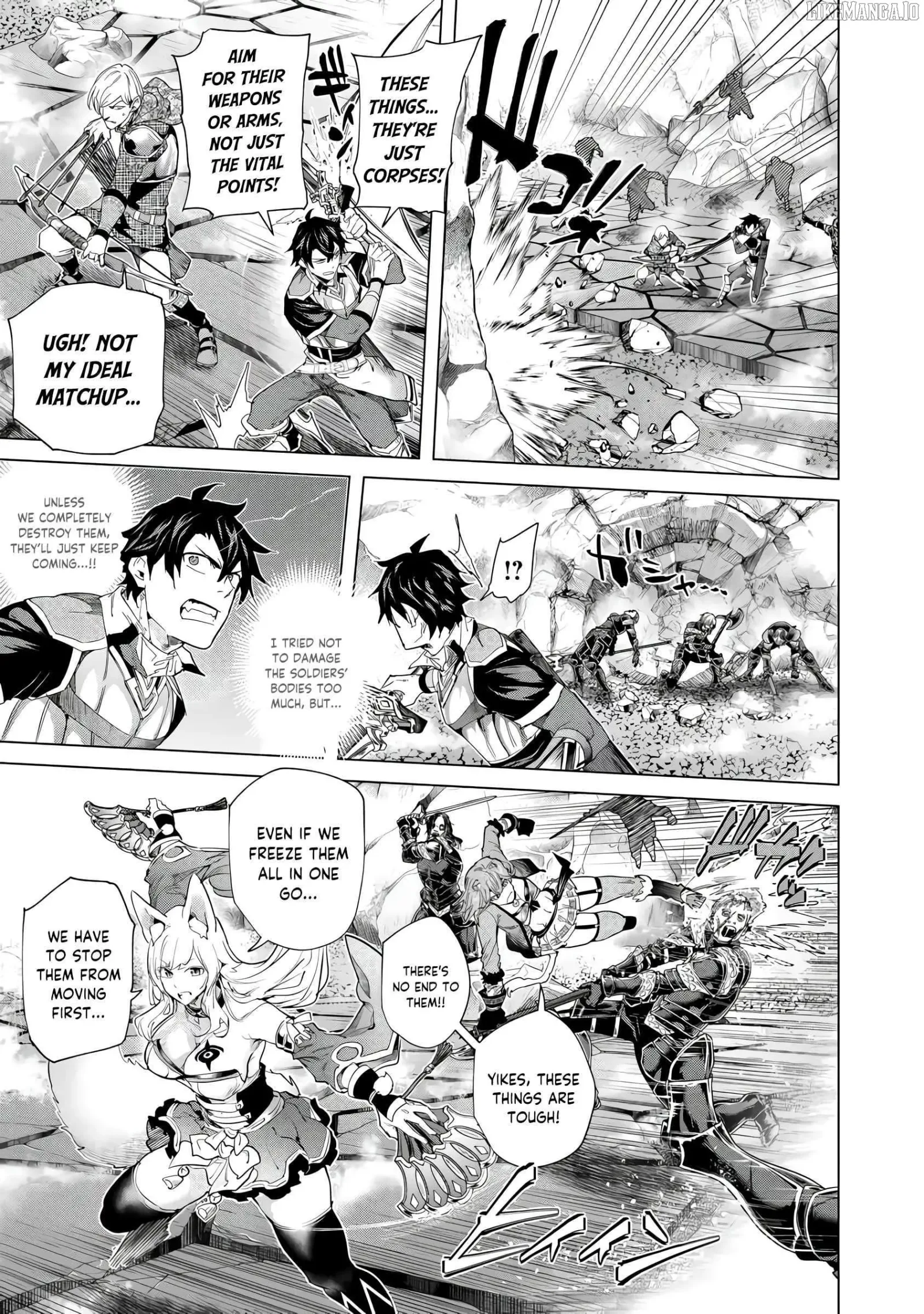 a warrior exiled by the hero and his lover Chapter 35 page 3