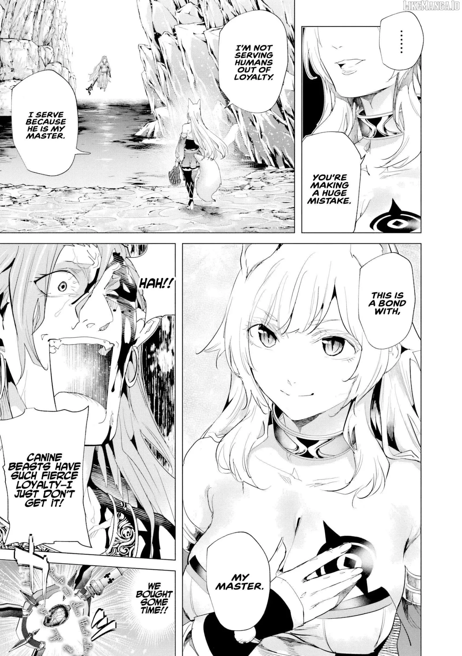a warrior exiled by the hero and his lover Chapter 36 page 8