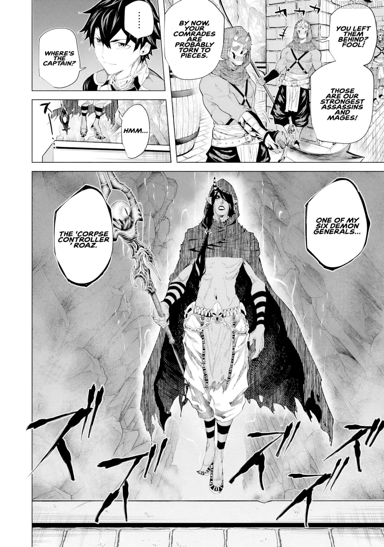 a warrior exiled by the hero and his lover Chapter 36 page 17