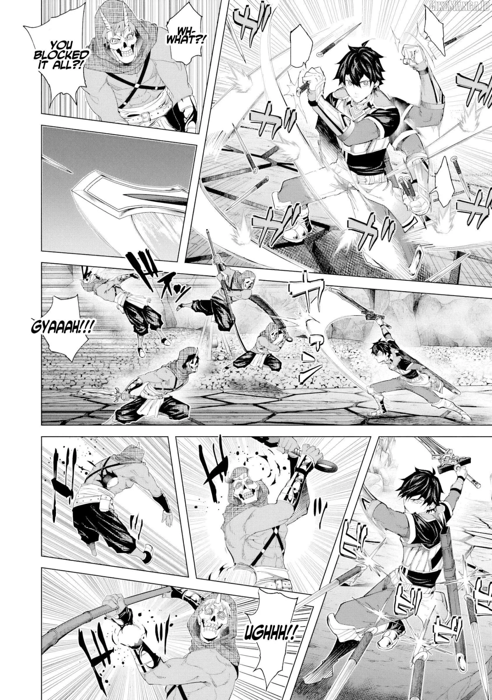a warrior exiled by the hero and his lover Chapter 36 page 22