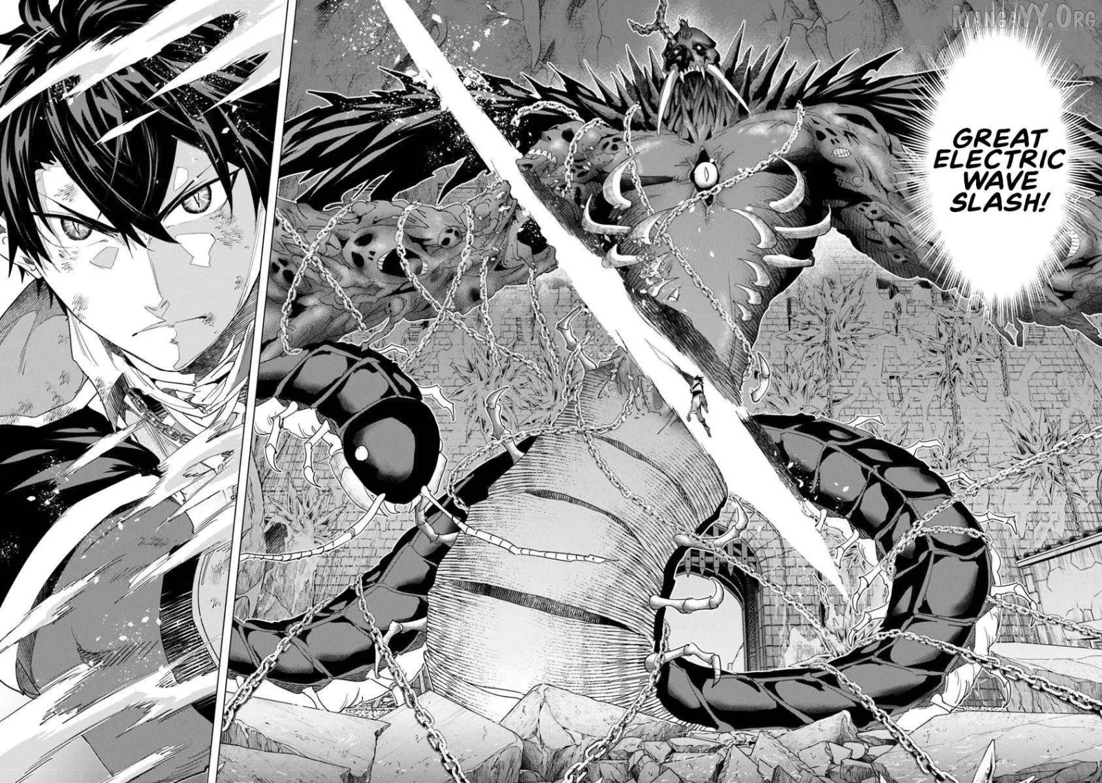 a warrior exiled by the hero and his lover Chapter 38 page 29