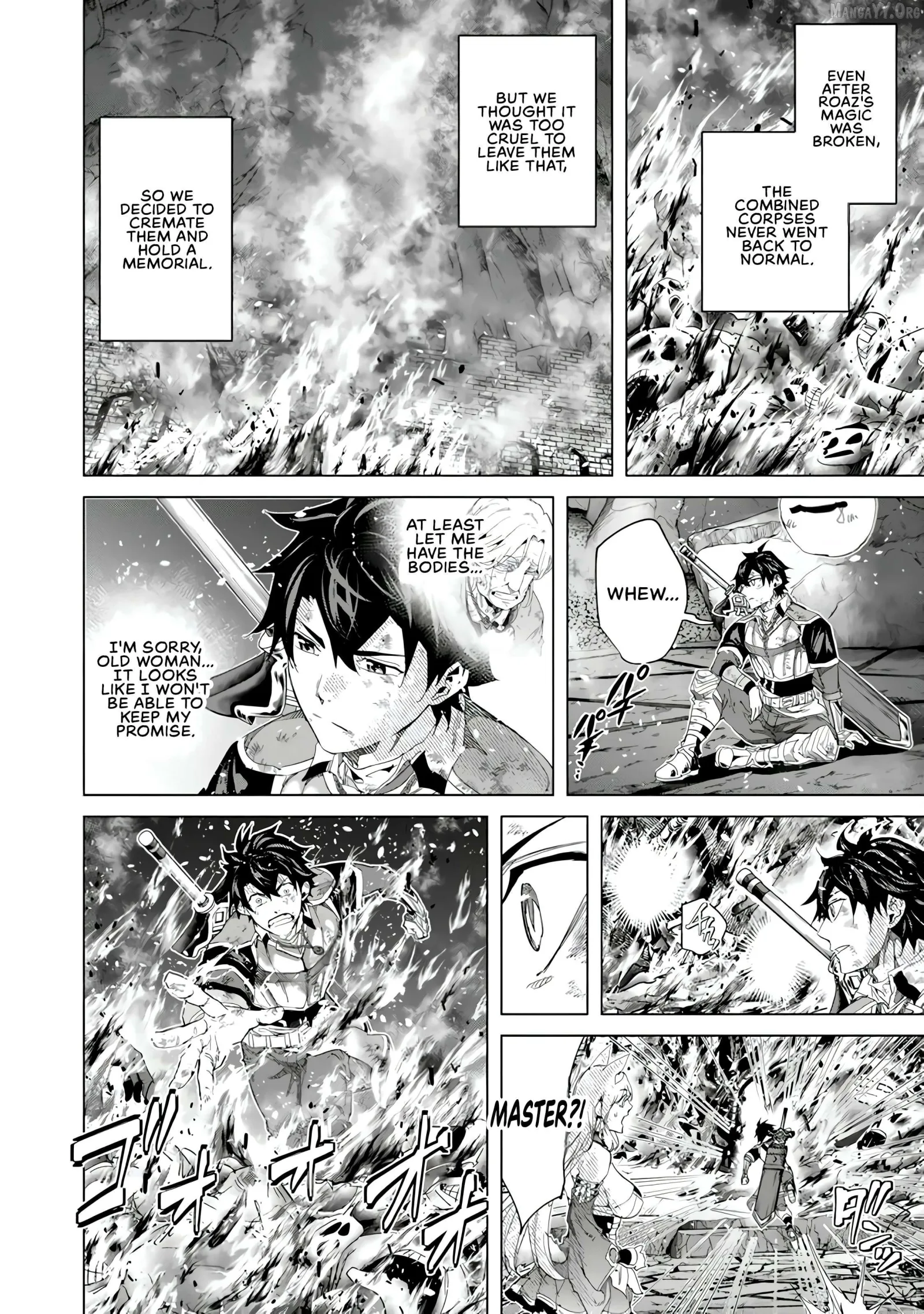 a warrior exiled by the hero and his lover Chapter 39 page 2