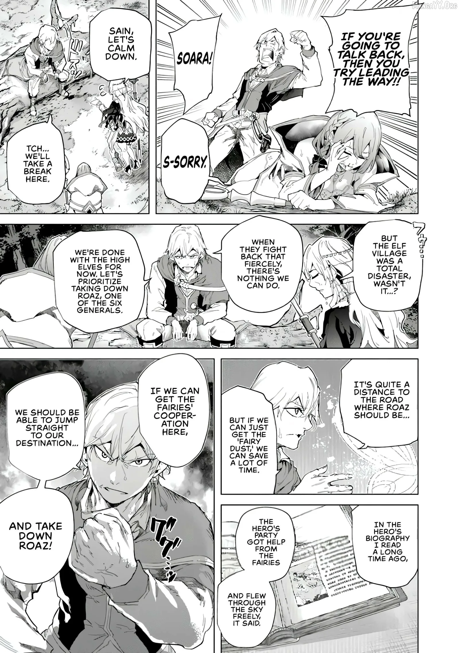 a warrior exiled by the hero and his lover Chapter 39 page 27