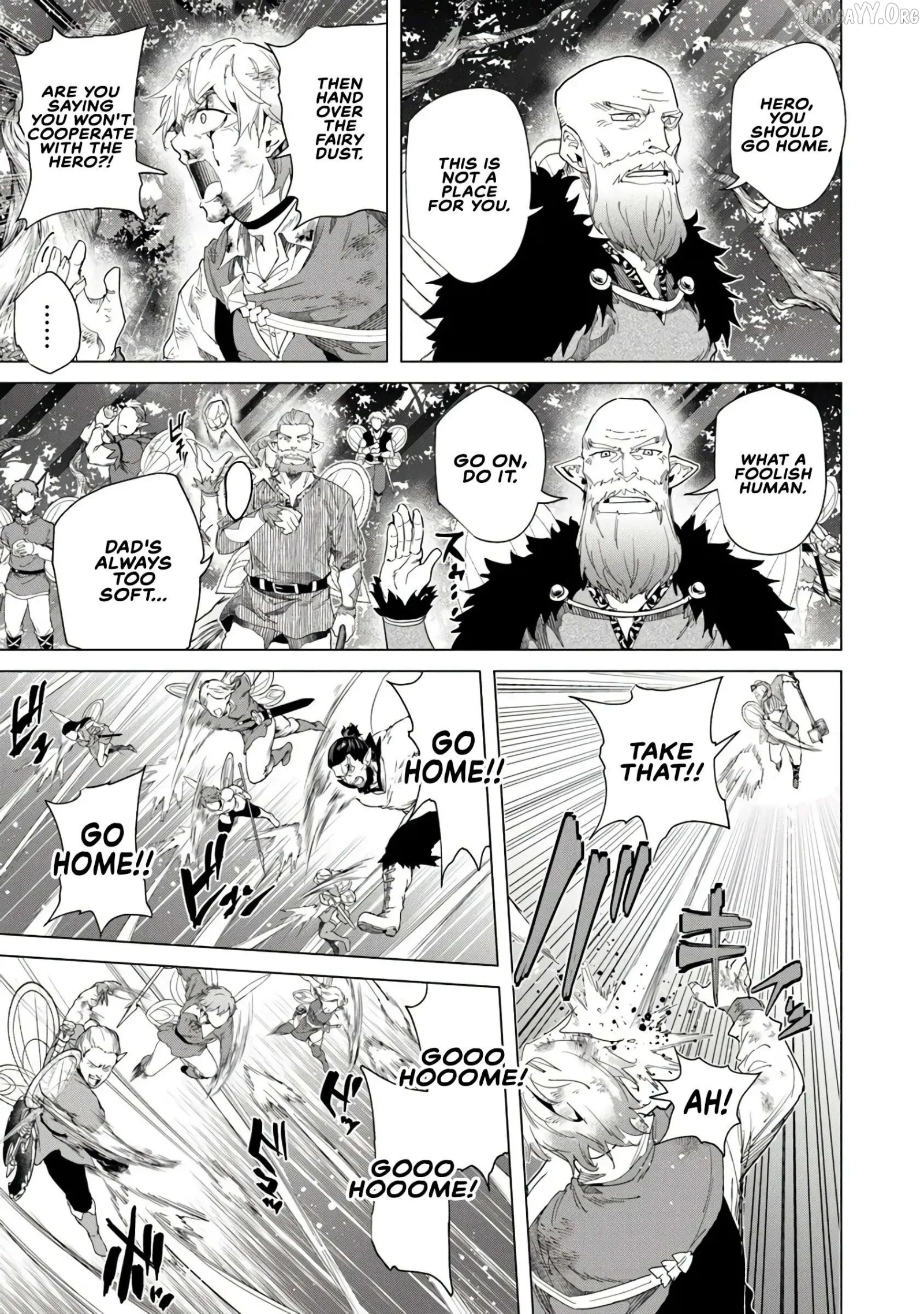 a warrior exiled by the hero and his lover Chapter 40 page 4
