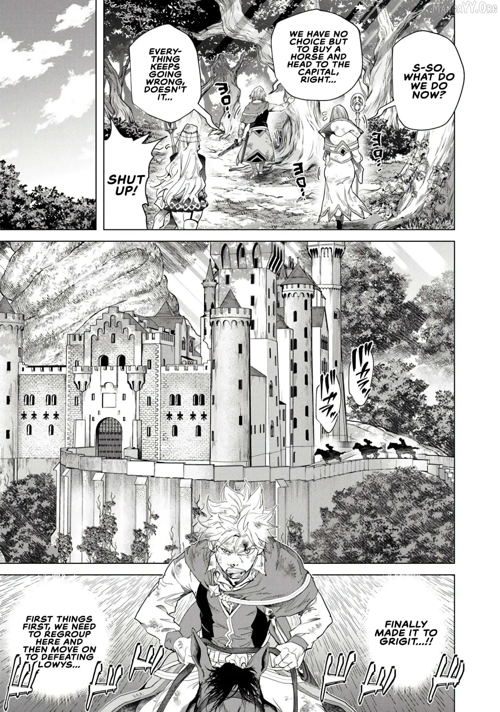 a warrior exiled by the hero and his lover Chapter 40 page 6