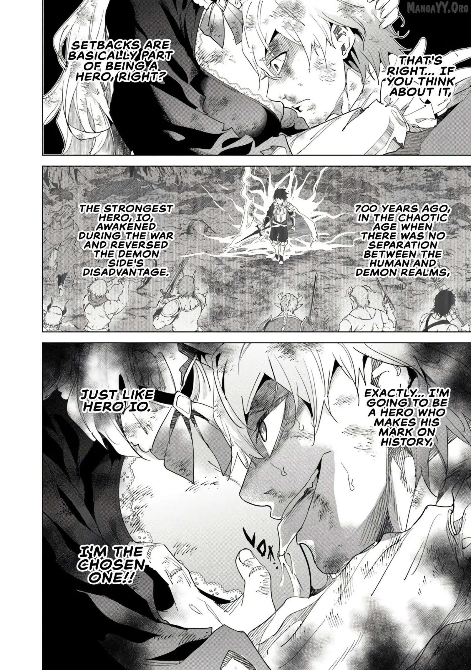 a warrior exiled by the hero and his lover Chapter 40 page 11