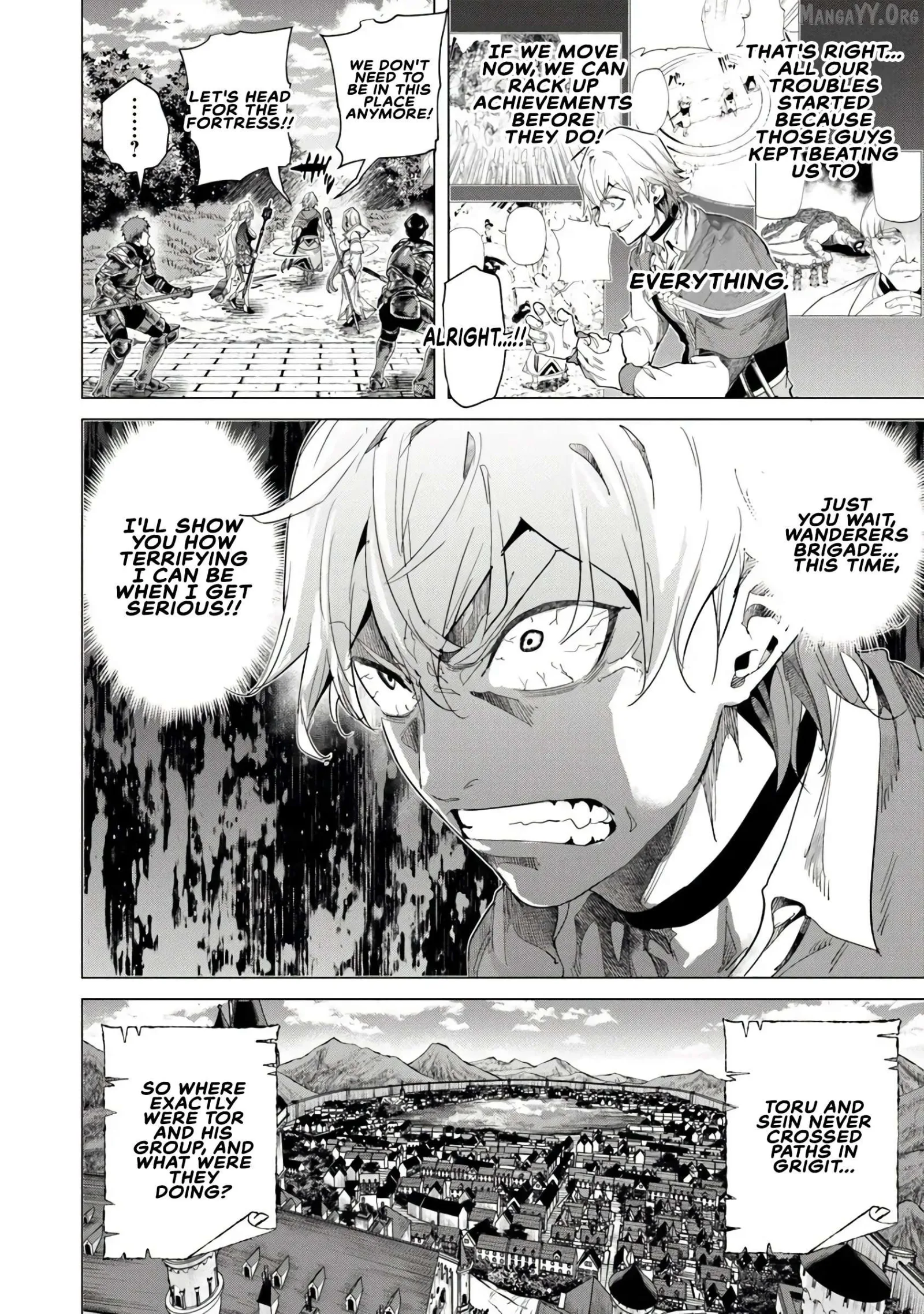 a warrior exiled by the hero and his lover Chapter 40 page 22