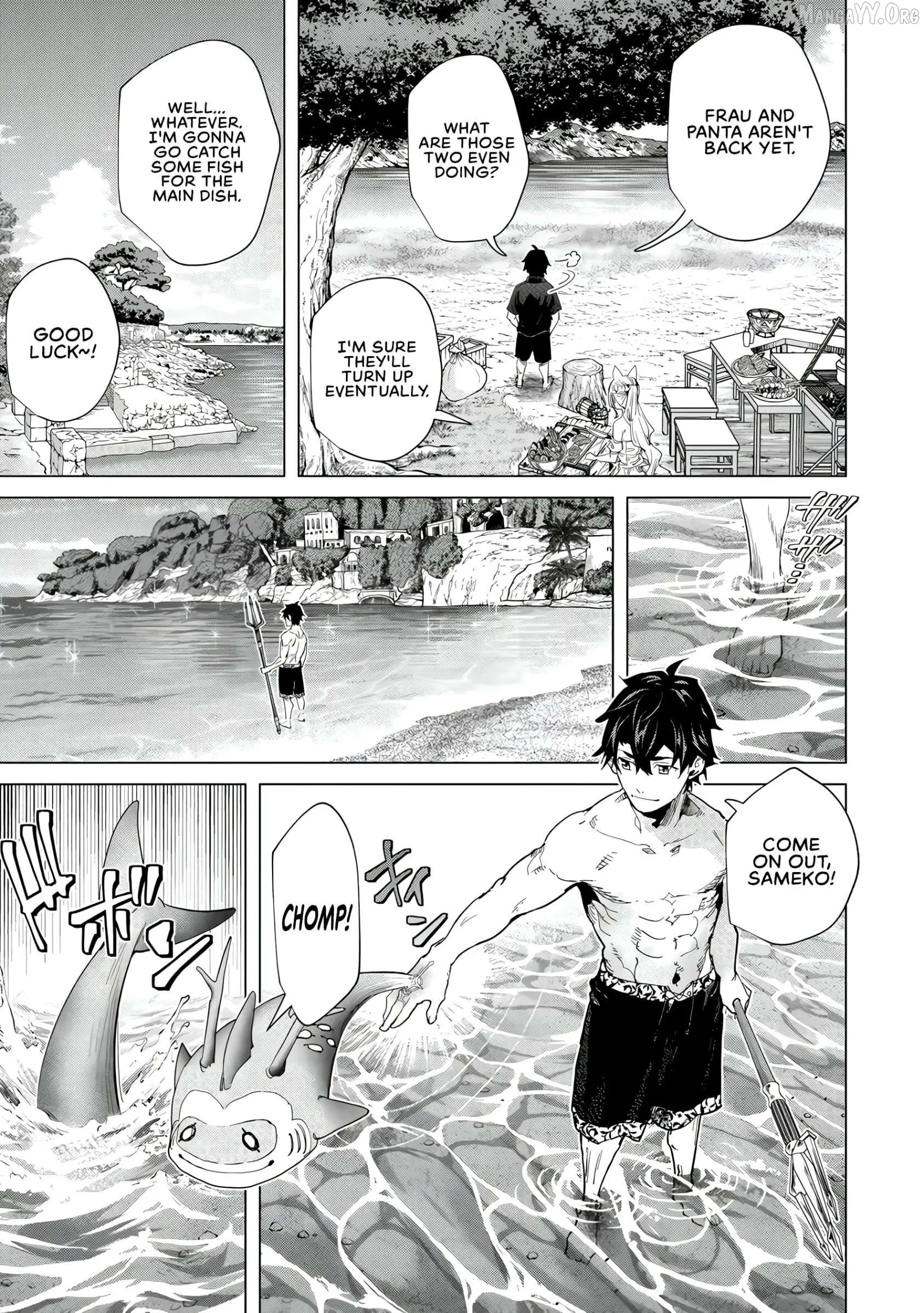 a warrior exiled by the hero and his lover Chapter 41 page 8