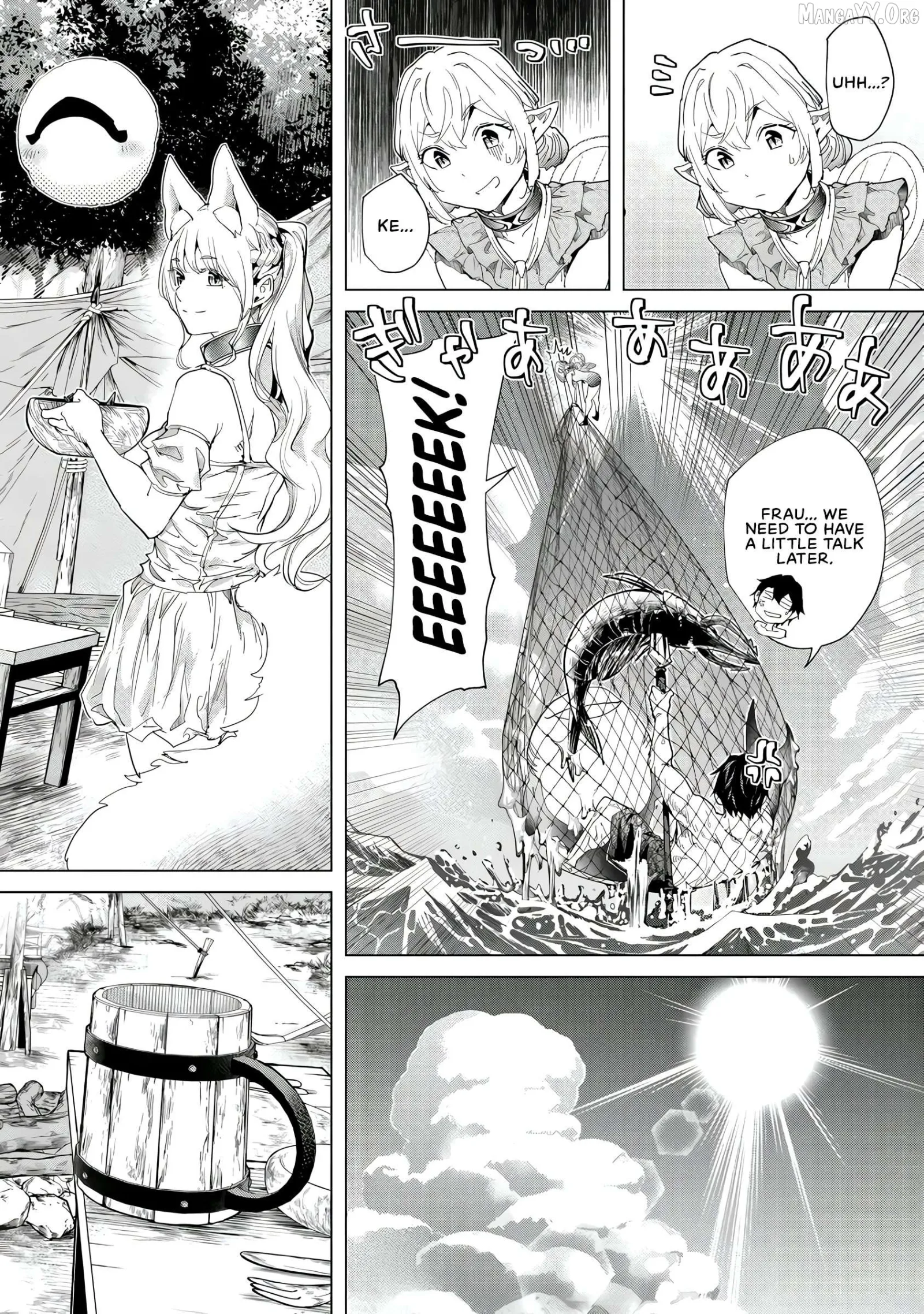 a warrior exiled by the hero and his lover Chapter 41 page 15